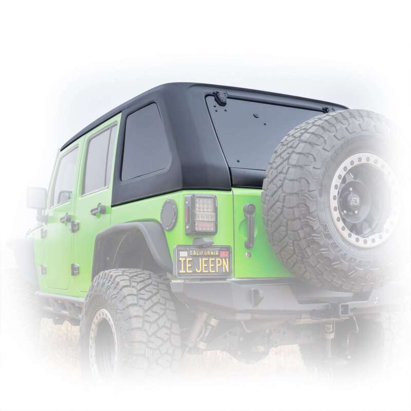 Jeep Wrangler JK Hardtop - TURN Offroad - Fastback 1 Piece - Primer White - `07-`18